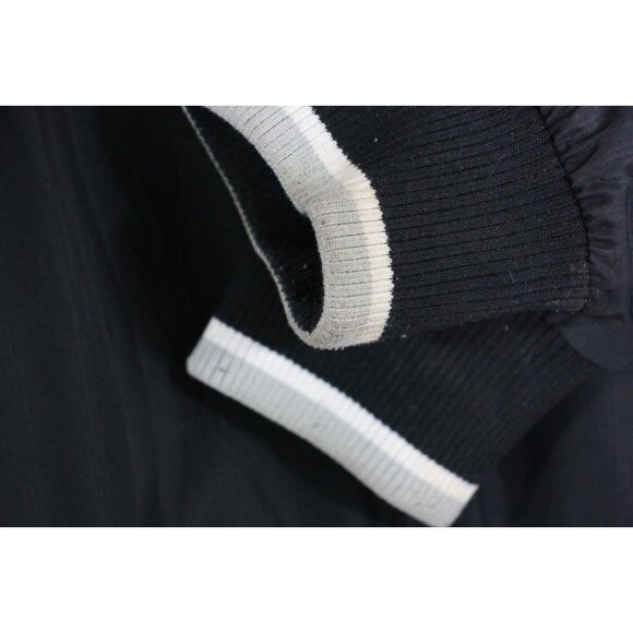 NFL Mens Big Logo Spell Out Oakland Raiders Hooded Reversible Jacket A1531 - Picture 6 of 14